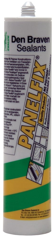 Den Braven Zwaluw Panelfix 290Ml Zwart - 11011400 - 11011400