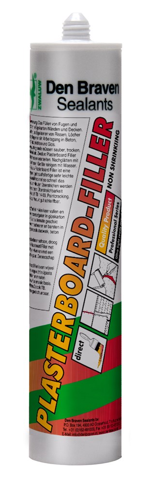 Den Braven Zwaluw Plasterboard-Filler 310Ml Wit - 11221202 - 11221202