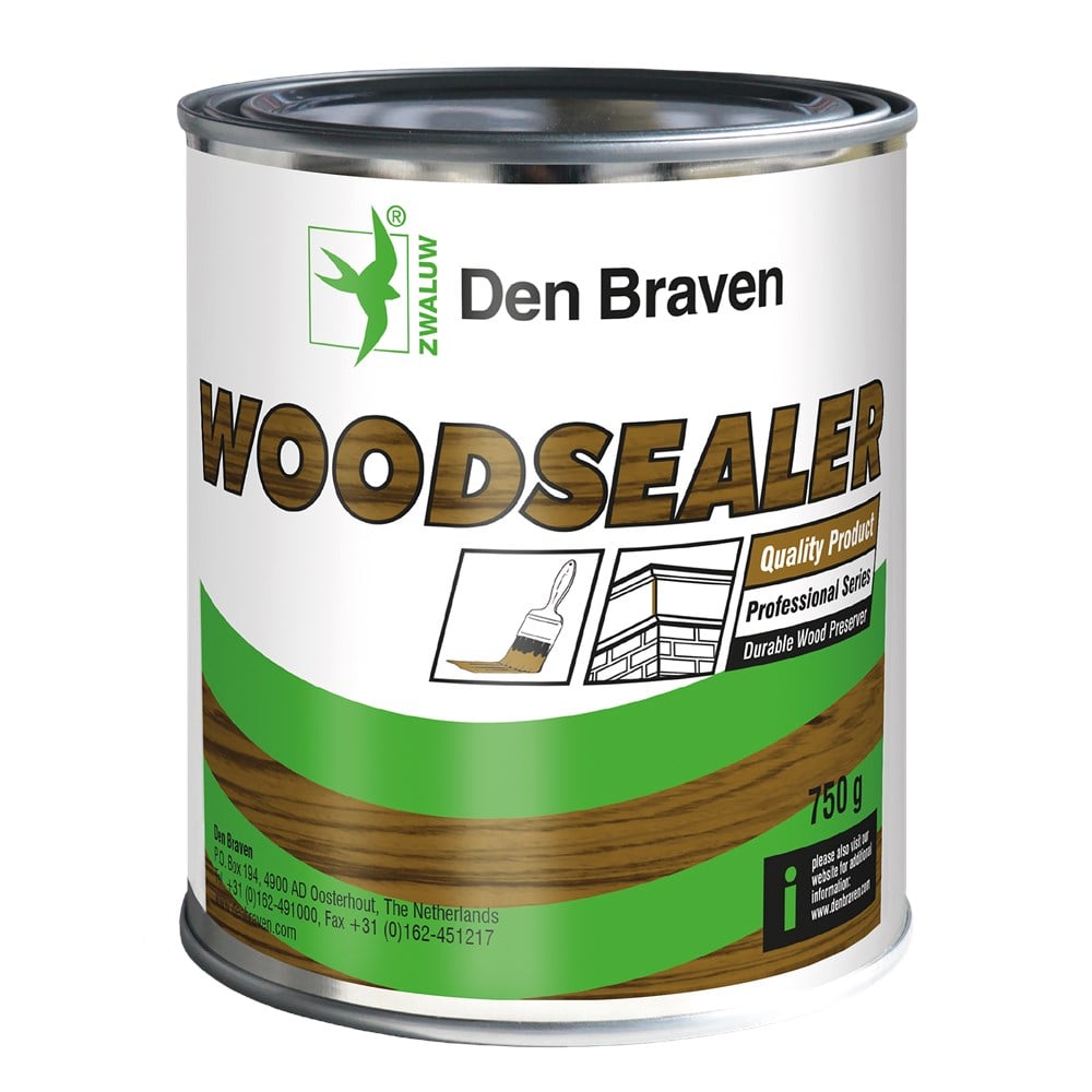 Den Braven Zwaluw Woodsealer 750Gr Wit - 12009182 - 12009182