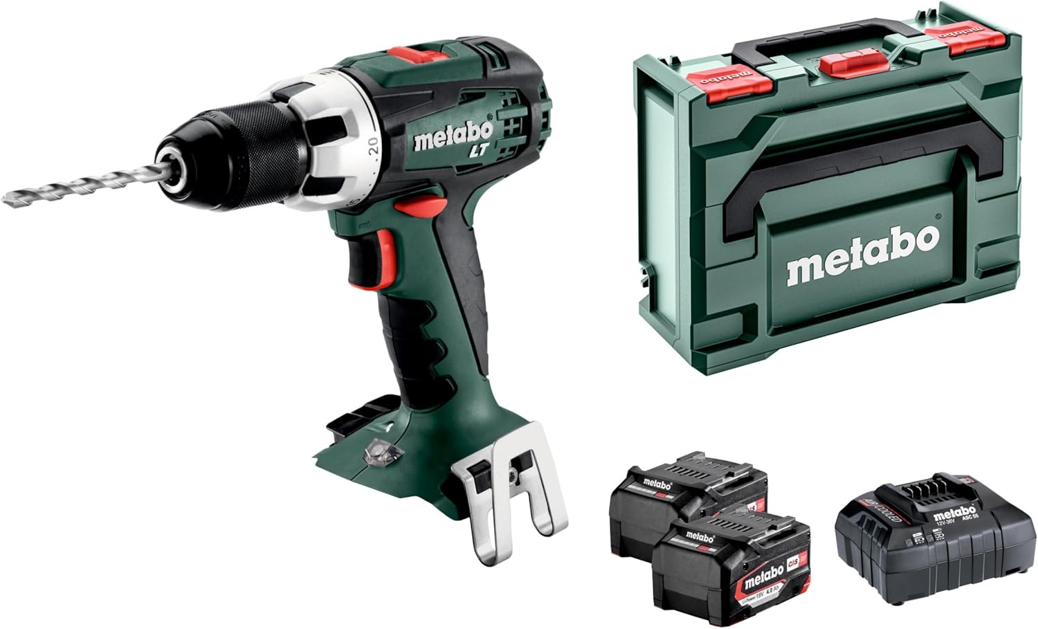 Metabo BS 18 LT Schroefboormachine | 18v 2x 4.0Ah Li-ion - 602102500