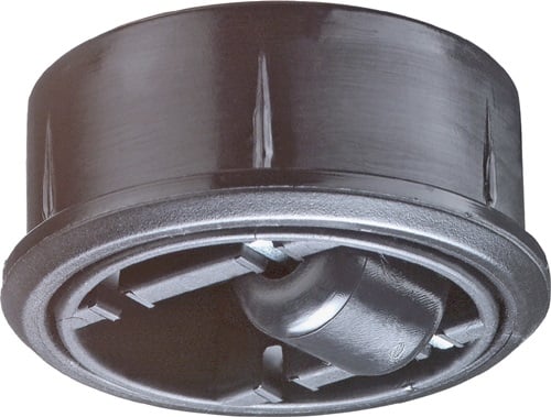 BS Rollen Kunststof klok | d. 52 mm draagvermogen 50 kg | inpersdiepte 18 mm | harde legplanken | 1 stuk - G87.052 G87.052
