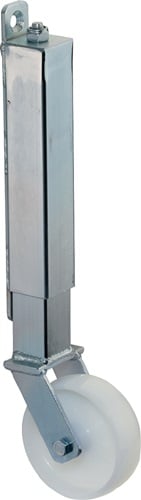 BS Rollen Poortrol | wiel-d. 100 mm draagvermogen 70 kg | met schroefplaat | kunststof | 1 stuk - E30.101 E30.101