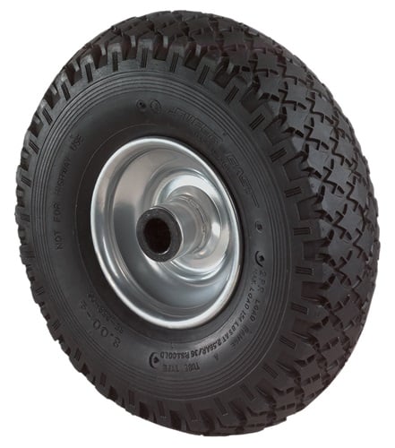 BS Rollen Wiel met luchtband | wiel-d. 400 mm draagvermogen 200 kg | reserve-wiel | ribbelprofiel rollager | 1 stuk - C90.400 C90.400