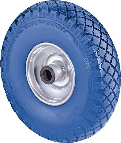 BS Rollen Polyurethaanwiel | wiel-d. 260 mm draagvermogen 160 kg | pechbestendig stalen velg | tunnels | 1 stuk - C91.262 C91.262