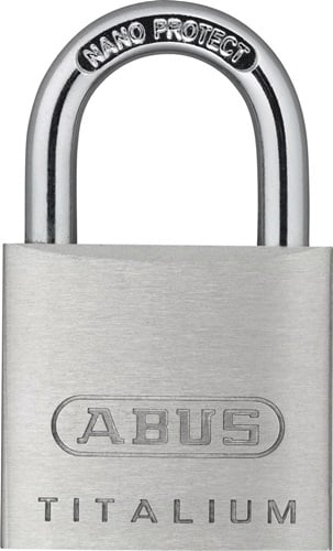 ABUS Cilinderhangslot | breedte slotlichaam 30 mm | Titalium verschillendsluitend | 1 stuk - 77581 77581