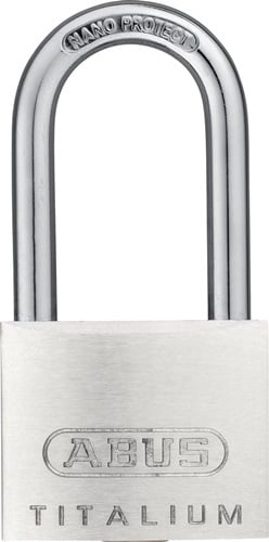 ABUS Cilinderhangslot | breedte slotlichaam 40 mm | Titalium gelijksluitend 6411 | 1 stuk - 54579 54579