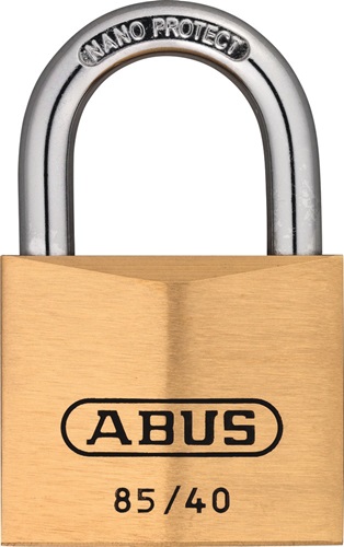 ABUS Cilinderhangslot | breedte slotlichaam 40 mm | messing verschillendsluitend | 1 stuk - 80630 - 80630