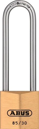 ABUS Cilinderhangslot | breedte slotlichaam 30 mm | messing gelijksluitend 0402 | 1 stuk - 4720 4720