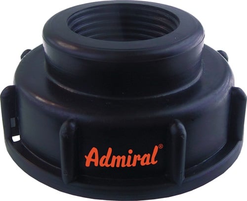 Admiral Containeradapter | IBC S60 x 1inch AG | binnen- en buitenschroefdraad | 40 stuks - 1359D-60/6-25 1359D-60/6-25