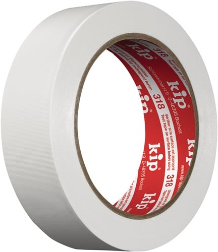 Kip PVC-beschermband | wit | lengte 33 m | breedte 30 mm wiel | 6 stuks - 318-53 318-53