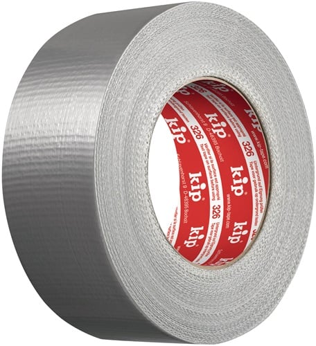 Kip Steenband Extra | zilver | lengte 50 m | breedte 100 mm rol | 12 stuks - 326-10 326-10