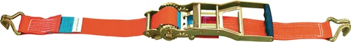 Dolezych Sjorband | lengte 8 m | breedte 50 mm | met ratel met lange hendel + punthaak | LC omdr. 5000 daN | 1 stuk - 42515032 42515032