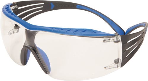 3M Veiligheidsbril | EN 166 | beugel blauw / grijs, ring helder | polycarbonaat | 1 stuk - 7100185269 7100185269