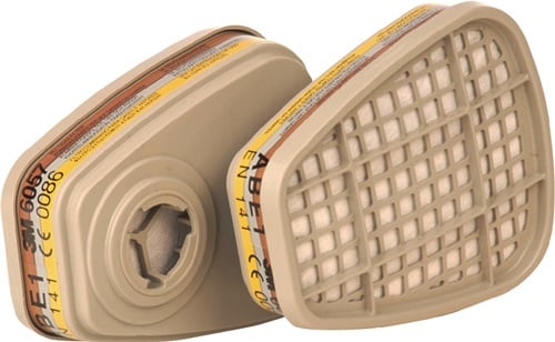 3M Combinatiefilter | A1 B1 E1 | EN143:2000 | v. serie 6200 + 6800 + 7502 serie 6000 | 8 stuks - 7100006000 7100006000