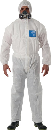 Ansell Veiligheidsoverall | maat M | wit | PSA-categorie III | 1 stuk - 1500-WH PLUS CVRL HOOD 111 1500-WH PLUS CVRL HOOD 111