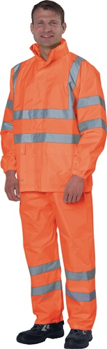Prevent Zichtbaarheids-regenjack | maat M | ORANGE | 100% PES | 1 stuk - RJO/M RJO/M