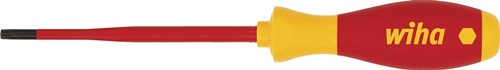 Wiha Schroevendraaier | maat T 10 | klinglengte 100 mm VDE geisoleerd | slim fix | 1 stuk - 36536 36