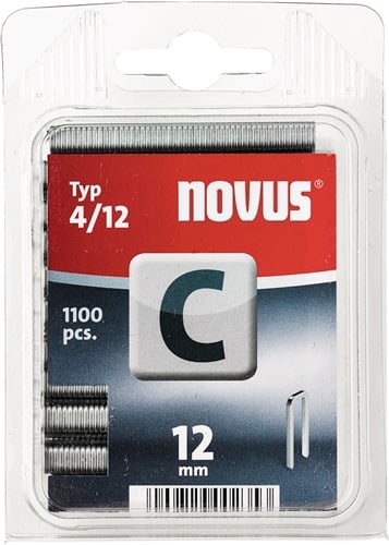 Novus Smalrug nieten C 4/12 | 1100 stuks - 042-0389 042-0389