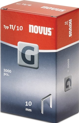 Novus Vlakdraad nieten G 11/10mm | | 5000 stuks - 042-0529 - 042-0529