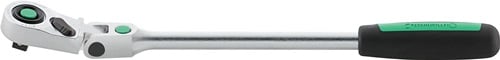 Stahlwille Ratel met gewricht | 1/2 inch aantal tanden 80 | lengte 416 mm | 2-componentengreep | 1 stuk - 13261010 13261010