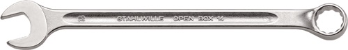 Stahlwille Ring-steeksleutel | SW 13 mm lengte 195 mm | vorm B | chroom-legering-staal | 1 stuk - 40