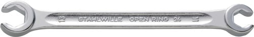 Stahlwille Dubbele ringsleutel | 12 x 14 mm 180 mm | met 6kant | 1 stuk - 41081214 41081214