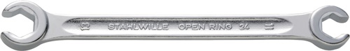 Stahlwille Dubbele ringsleutel | 10 x 12 mm 160 mm | met 6kant | 1 stuk - 41081012 41081012