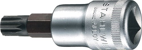 Stahlwille Dopsleutelbit | 1/2 inch binnen-veeltand | M12 | lengte 60 mm | 1 stuk - 03060012 03060012