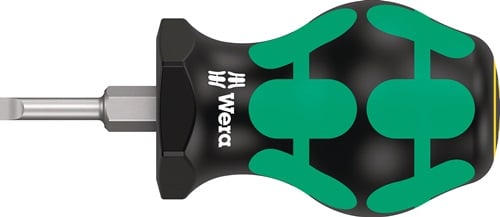 Wera Schroevendraaier | snedebreedte 3,5 mm | klinglengte 24,5 mm 2-componentengreep | ronde kling | 1 stuk - 05008840001 05008840001