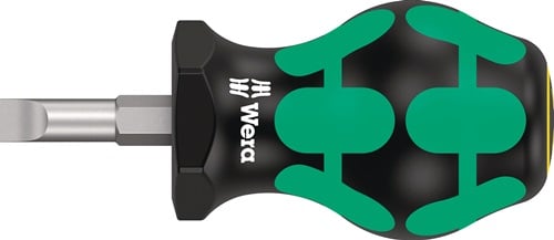 Wera Schroevendraaier | snedebreedte 6,5 mm | klinglengte 24,5 mm 2-componentengreep | ronde kling | 1 stuk - 05008843001 - 05008843001