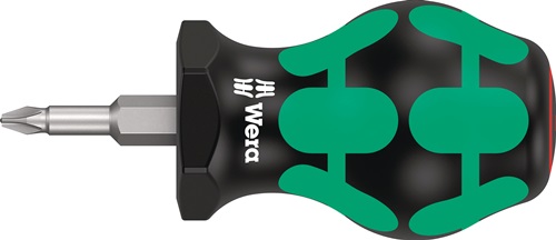 Wera Schroevendraaier | maat PH 1 | klinglengte 25 mm | 2-componentengreep | ronde kling | 1 stuk - 05008850001 - 05008850001