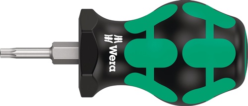 Wera Schroevendraaier | maat T 10 | klinglengte 25 mm | 2-componentengreep | ronde kling | 1 stuk - 05008856001 05008856001