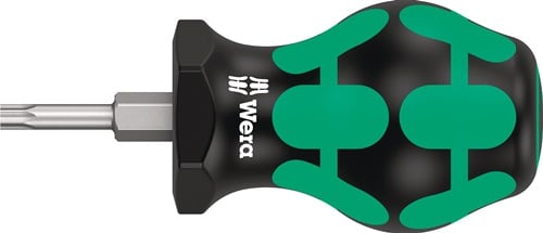 Wera Schroevendraaier | maat T 15 | klinglengte 25 mm | 2-componentengreep | ronde kling | 1 stuk - 05008857001 05008857001
