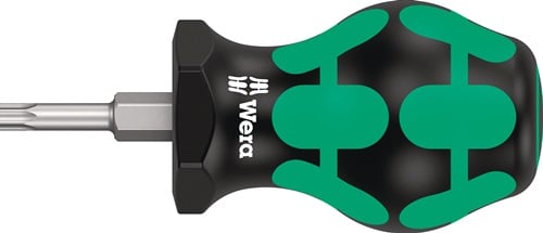 Wera Schroevendraaier | maat T 20 | klinglengte 25 mm | 2-componentengreep | ronde kling | 1 stuk - 05008858001 05008858001