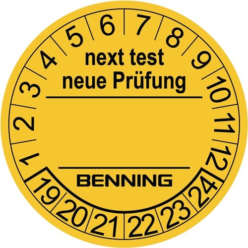 Benning Keuringsticker | d. 30 mm RL | 300 stuks - 756212 756212