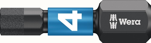 Wera Bit | 5 mm lengte 25 mm | 1/4 inch C6,3 | impaktor, DC | box met 10 bits | 1 stuk - 05157605001 05157605001
