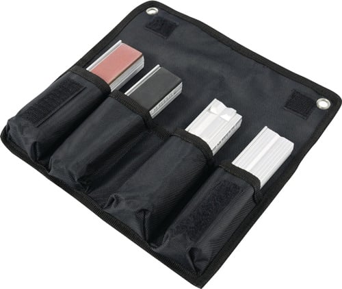 Heuer Buis- /beschermbekkenset | voor bekbreedte 160 mm | 8 delig in opbergtas | aluminium | 1 stuk - 115160 115160