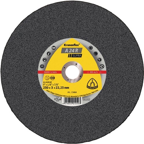 Klingspor Doorslijpschijf | D230x3mm recht | staal | gat 22,23 mm | 25 stuks - 13464 13464