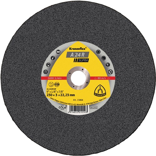 Klingspor Doorslijpschijf | D180x3mm recht | staal | gat 22,23 mm | 25 stuks - 13456 13456