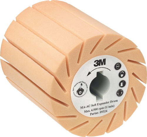 3M Opnamewals | zacht | d.90xB100mm | 19 mm | 1 stuk - 7000068121 7000068121