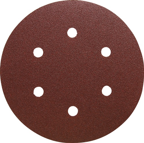 Klingspor Schuurpad met klitbevestiging | GLS 3 150 mm korreling 100 | voor hout / metaal korund | Gatenaantal 6 | 50 stuks - 97072 97072
