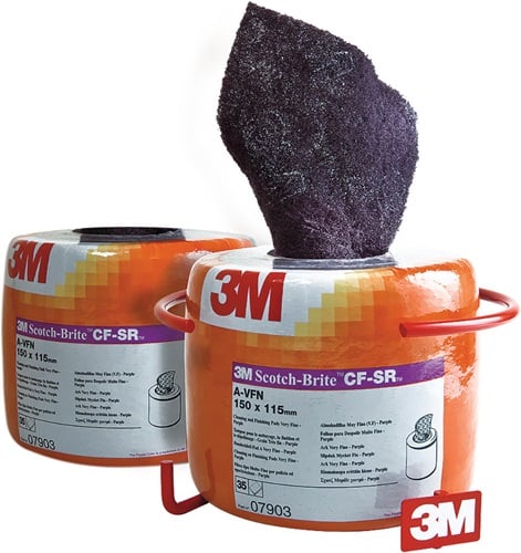 3M Handpad | L115xB150 mm | very fine | paars | 1 stuk - 7100182457 7100182457