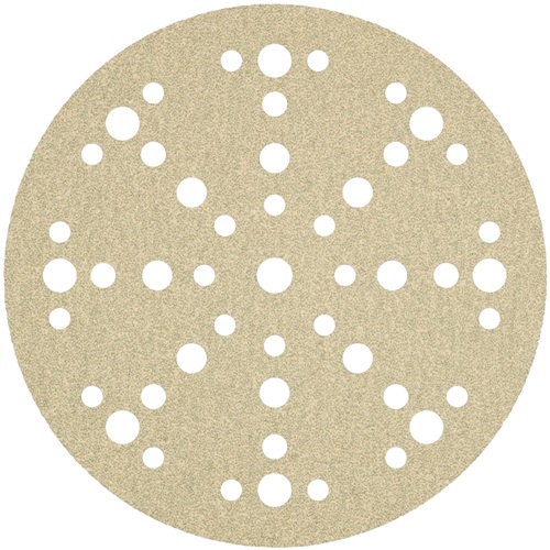 Klingspor Schuurpad met klitbevestiging | GLS 51 150 mm korreling 80 | voor lak korund | Gatenaantal 8 + 8 + 1 | 100 stuks - 301925 301925