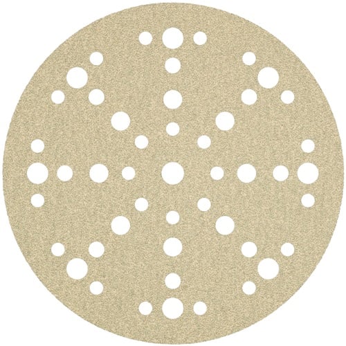 Klingspor Schuurpad met klitbevestiging | GLS 51 150 mm korreling 100 | voor lak korund | Gatenaantal 8 + 8 + 1 | 100 stuks - 301926 301926