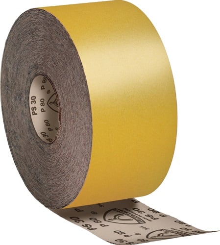 Klingspor Schuurpapierrol | 115 mm korreling 100 | voor lak/verf/plamuur | korund | 1 stuk - 174090 174090