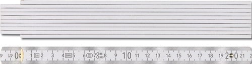 BMI Duimstok | lengte 2 m | breedte 16 mm | EG III | beukenhout wit | 1 stuk - 976907200 - 976907200