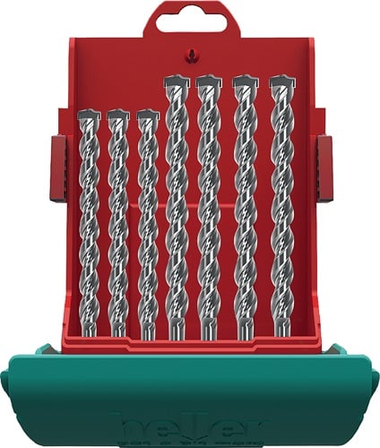 Heller Hamerboorset | 7-delig SDS-Plus | kunststofbox | 1 stuk - 16315a