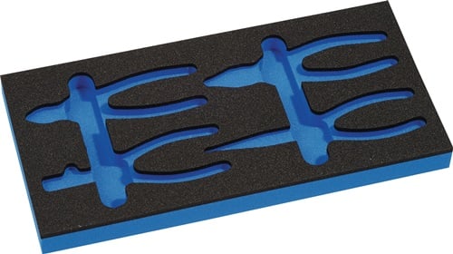 Knipex Gereedschapsmodule | lege inleg 1/3-module | 4000 871 293, 4-delig | 1 stuk - F5030462 F5030462