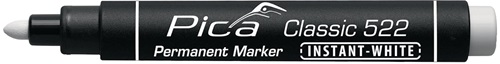 Pica Permanentmarker | wit | streepbreedte 1-4 mm | markeerstiften | 10 stuks - 522/52 - 522/52