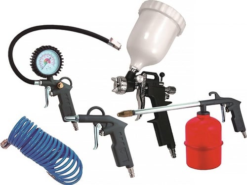 Aerotec Persluchtcompressor, toebehorenset | inhoud 5-delig | 1 stuk - 2005840 2005840